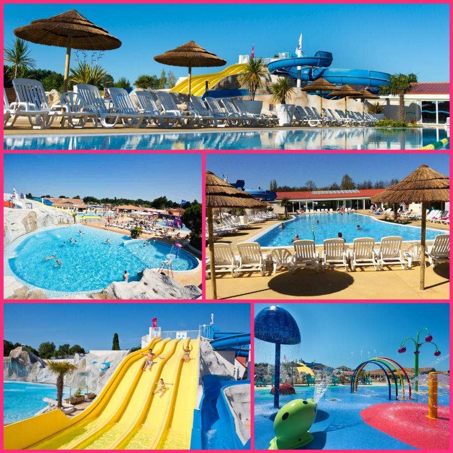 Mobilhome 2Ch Climatise-Terrasse Fermee-4 Velos-Camping 4 Etoiles Les Charmettes Ле Мат Екстериор снимка