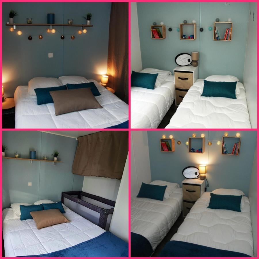 Mobilhome 2Ch Climatise-Terrasse Fermee-4 Velos-Camping 4 Etoiles Les Charmettes Ле Мат Екстериор снимка