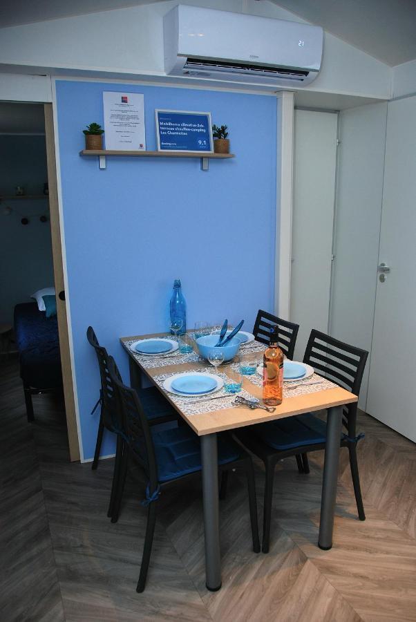 Mobilhome 2Ch Climatise-Terrasse Fermee-4 Velos-Camping 4 Etoiles Les Charmettes Ле Мат Екстериор снимка