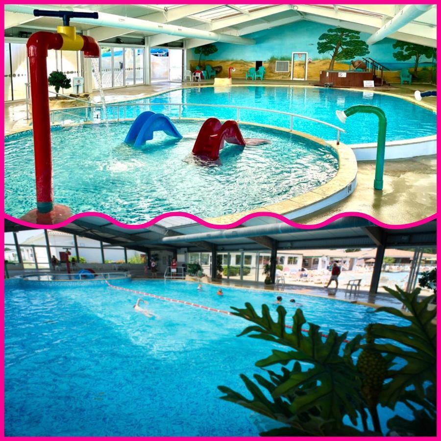 Mobilhome 2Ch Climatise-Terrasse Fermee-4 Velos-Camping 4 Etoiles Les Charmettes Ле Мат Екстериор снимка