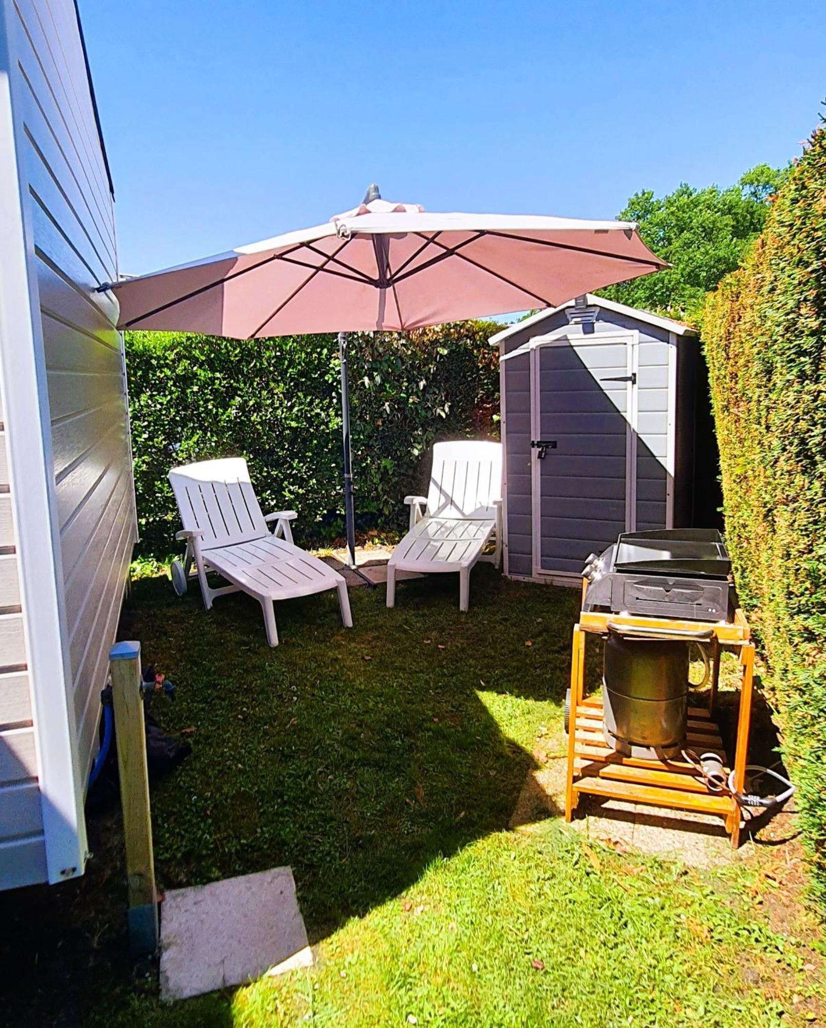 Mobilhome 2Ch Climatise-Terrasse Fermee-4 Velos-Camping 4 Etoiles Les Charmettes Ле Мат Екстериор снимка